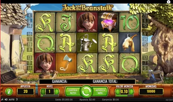 Ігровий автомат Jack and the Beanstalk Слот Jack and the Beanstalk